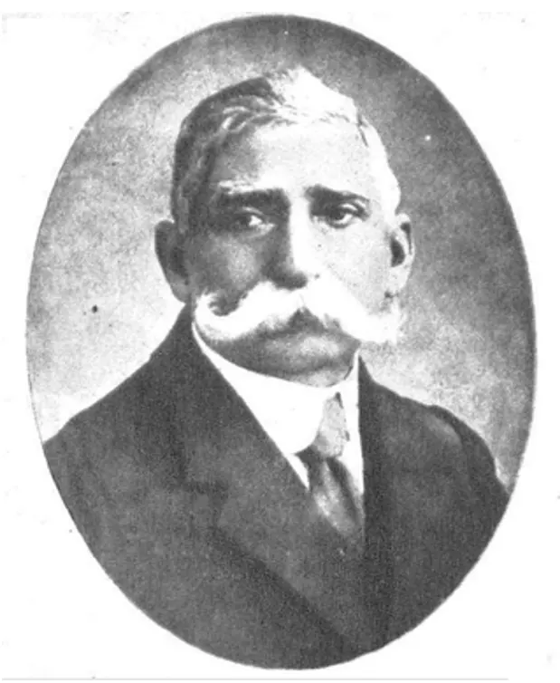 Retrato histórico de Nicolás Suárez Callaú, publicado junto a la ficha del monumento
